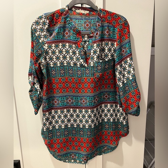 Pink Rose Tops - Pink Rose Size Medium Blouse